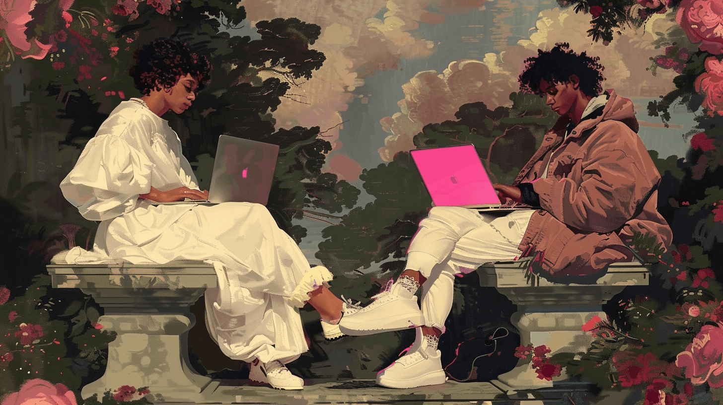 Renaissance coding scene